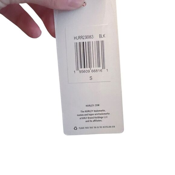 NWT! Hurley black rash guard. Size small - Picture 3 of 7